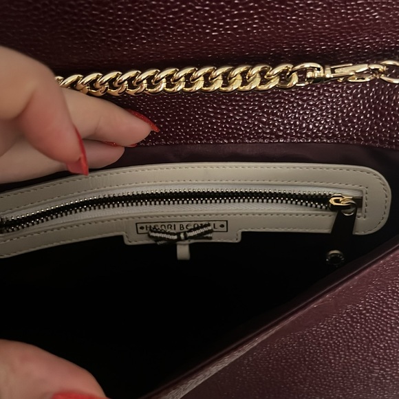 Henri Bendel red pebble leather crossbody - Picture 6 of 10